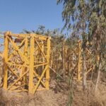 Buy used tower crane in Mumbai – Zoomlion 5610-6-A (2019), 6 ton capacity, 56m jib, working condition. Best price ₹35 lakh + GST. Call 9810808427.